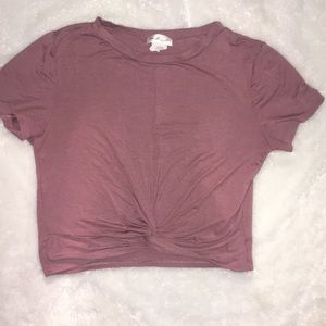 Knot crop top